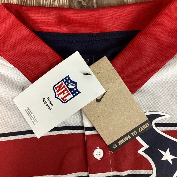 NIKE Houston Texans Men's Tee M Pocket NFL Loose Fit Crew Neck M Navy Blue - Picture 3 of 7